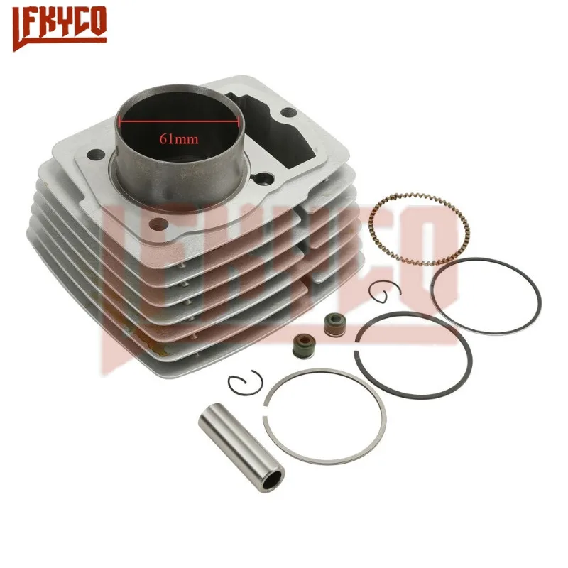 

61mm Bore Motorcycle Cylinder Piston Ring Gasket Top End Kit for Honda CB125S CL125S XL125 SL125 ATV Motobike Engine Accessories