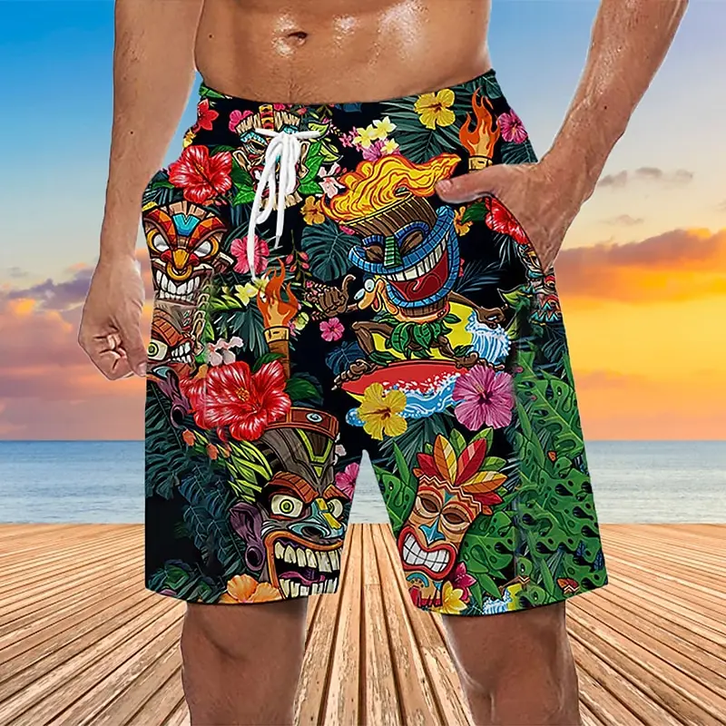 Men Beach Shorts Surfing Gym Sports Pants Swimsuits