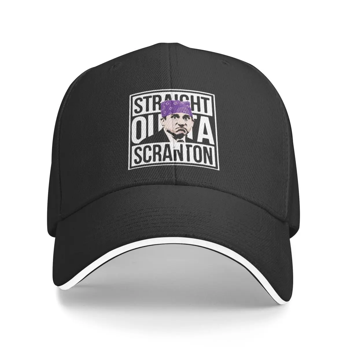 

Michael Scott Scranton The Office Baseball Cap Retro Tv Show Sandwich Cap Unisex Adjustable Hats Cap Workouts