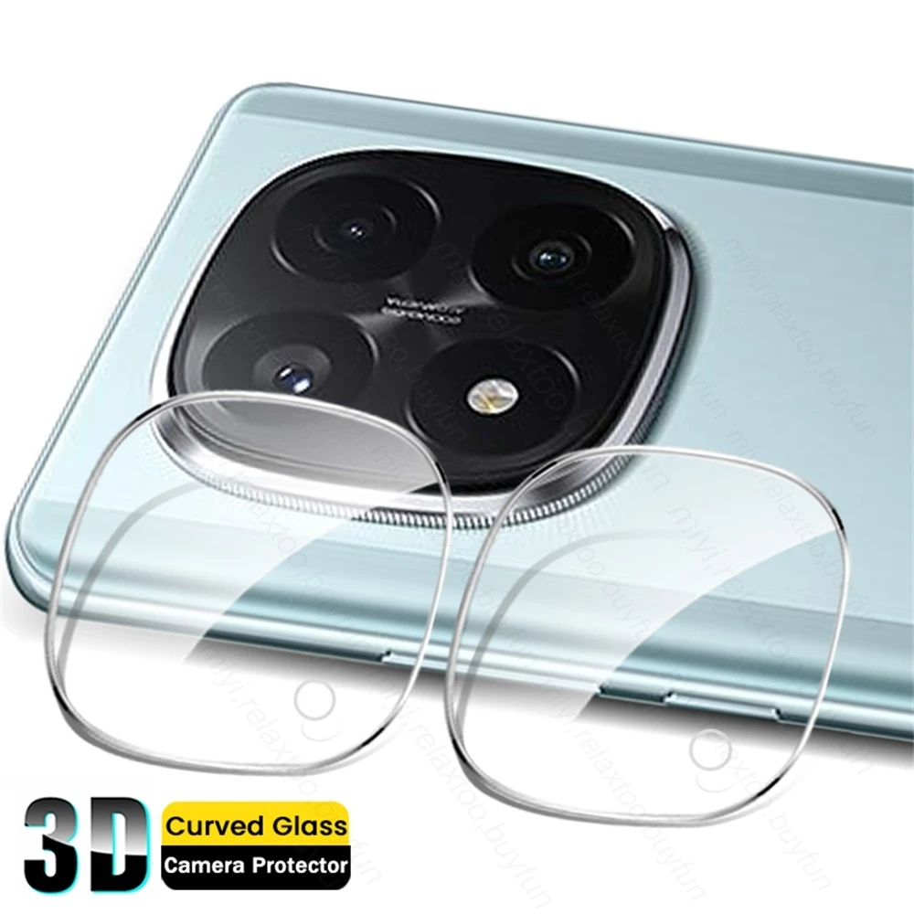 Premium 2-Pack Clear 3D Curved Tempered Glass Camera Lens Protector Case