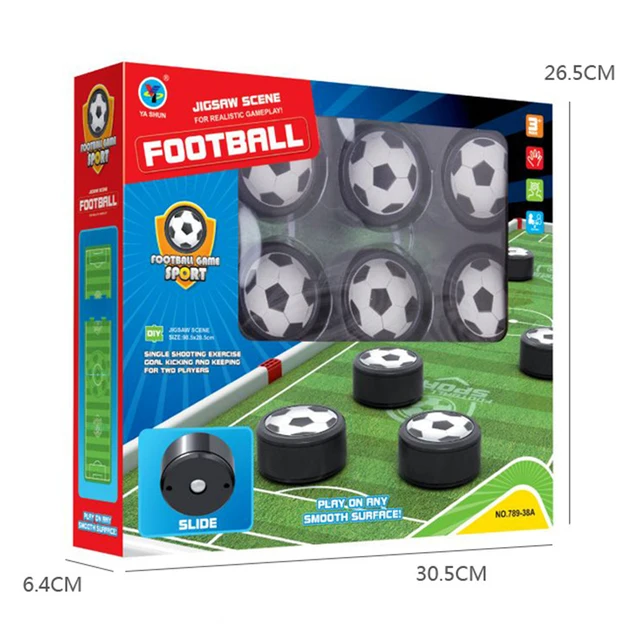 Tabletop Curling Game Portable Soccer Ice Hockey Toys Set