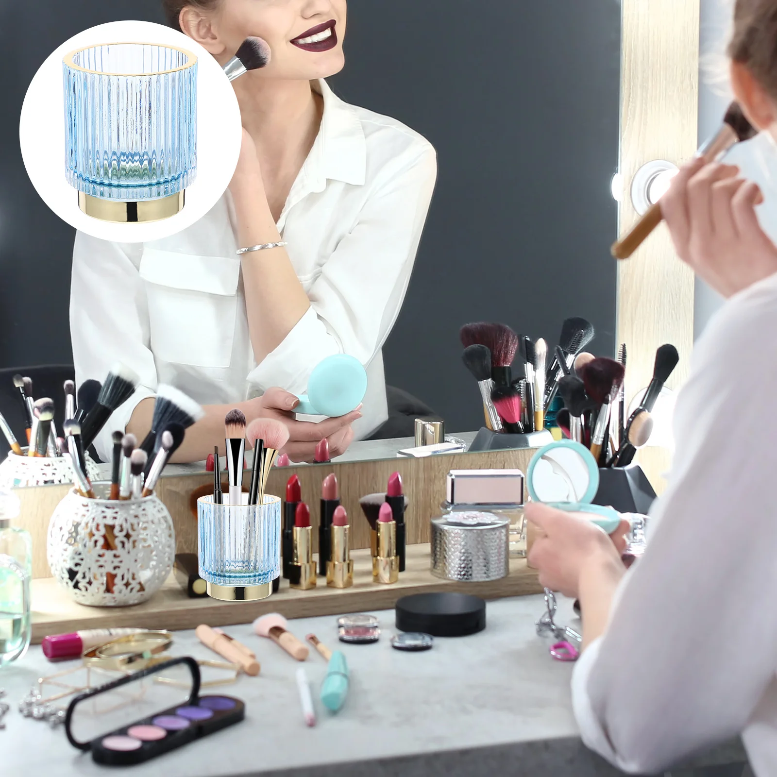 

Brush Holder Stationery Container Brush Organizer Desk Brush Holder