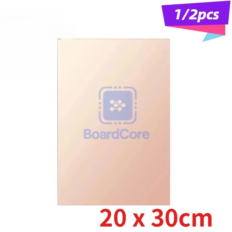 단면 PCB 20x30cm 구리 피복 플레이트 PCB 보드 라미네이트 회로 기판 DIY 범용 회로 기판 Diy 전자