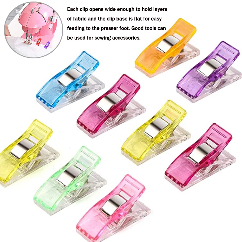 Sewing Clips Plastic Clips 25-50pcs Fabric Quilting Craft Sewing Knitting Clips For DIY Patchwork