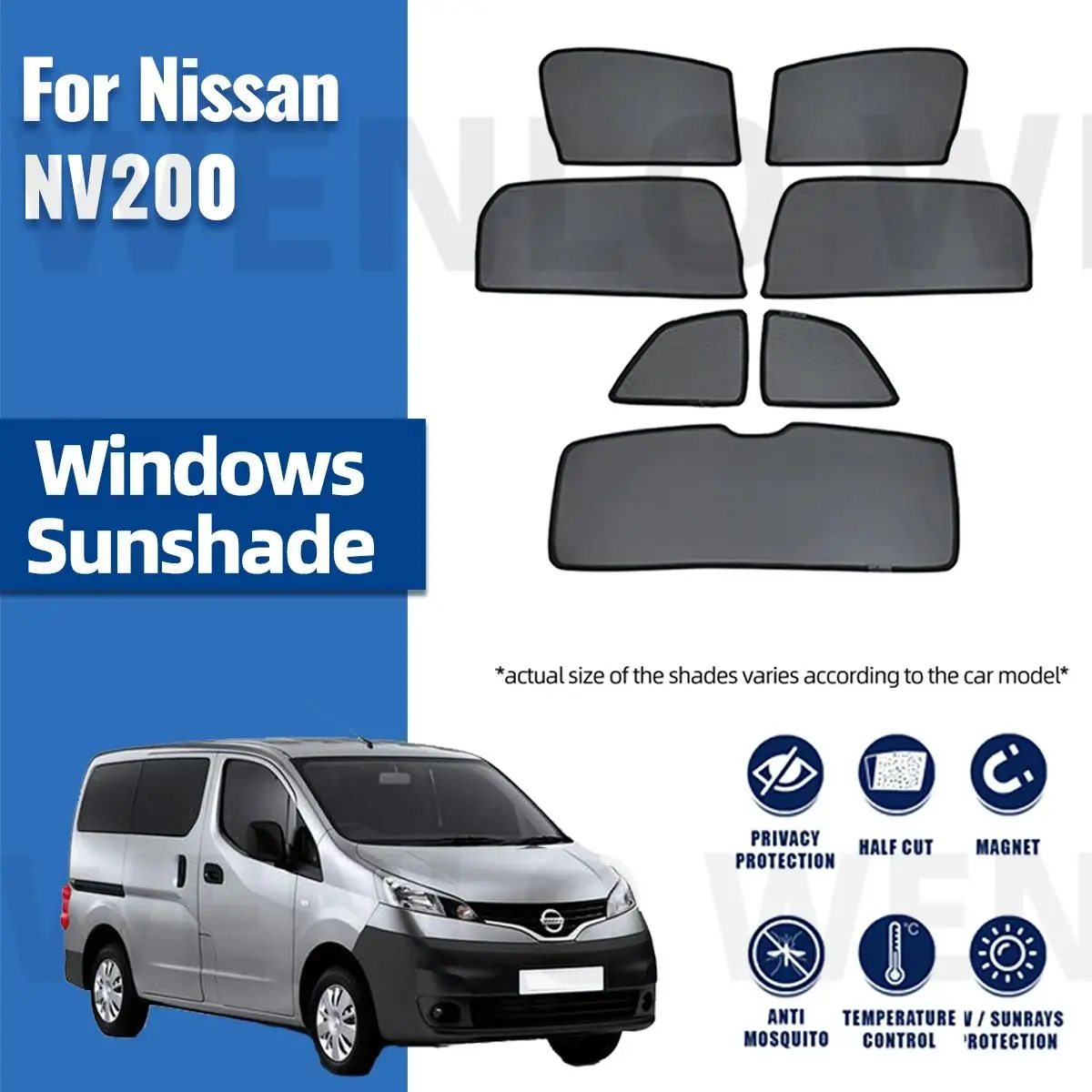NISSAN NV200 窓用断熱シェード　美品 楽天市場】nv200 サンシェード（車用品・バイク用品）の通販