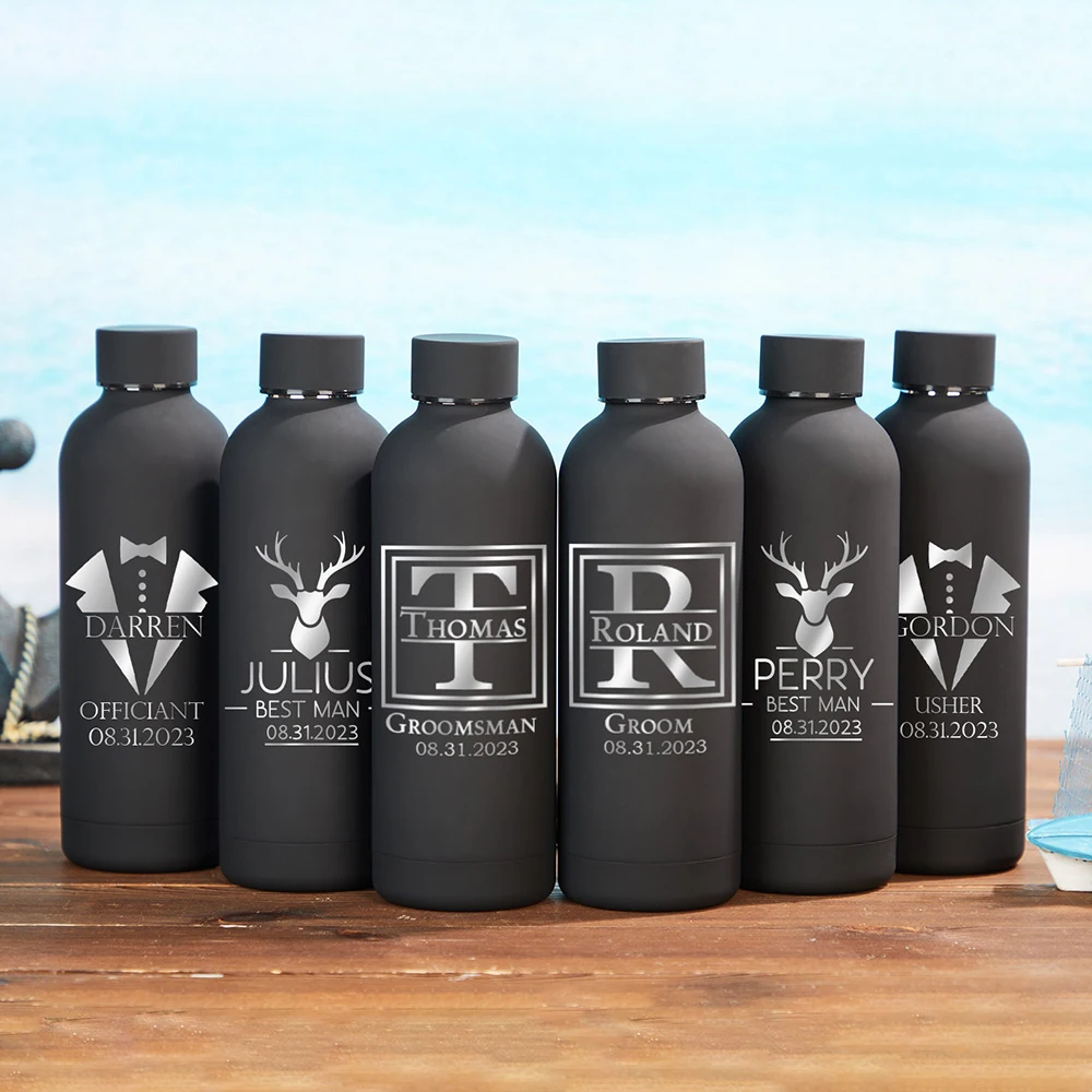 Engraved Father's Day Thermo Water Bottles