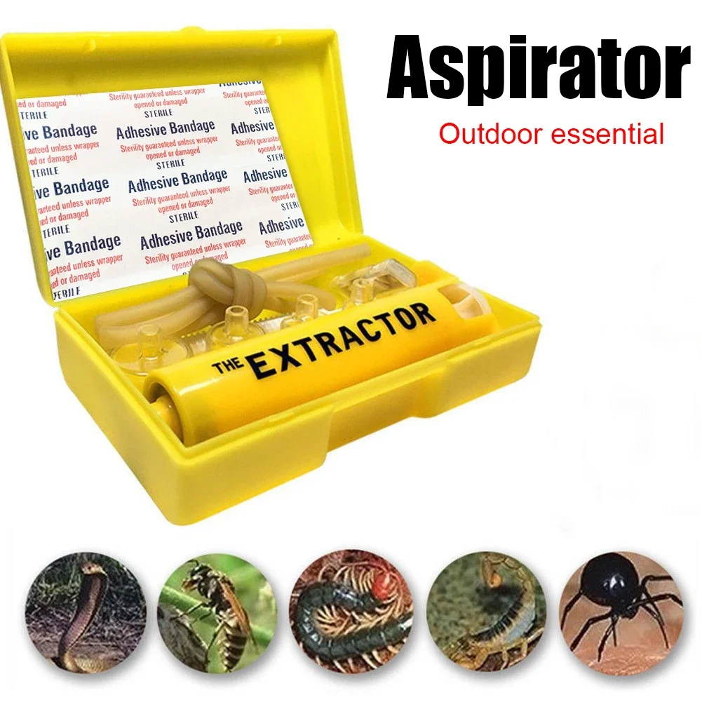 Insect Bite Venom and Sting Vacuum Extractor with Tourniquet Tool 1