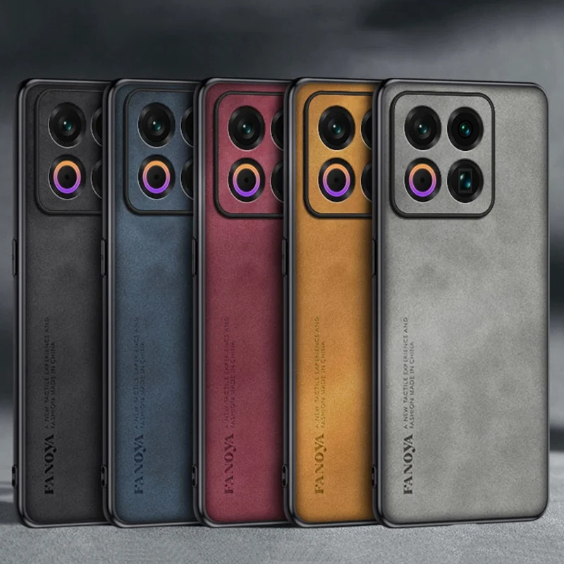 Luxury PU Leather Shockproof Phone Case with TPU Silicone Full Protection