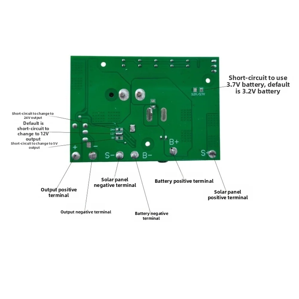 1pc 3.7V  5V 12V 24V 태양열 카메라 마더보드 5A 3.5A 2A 태양광 모니터링 컨트롤러 태양광 애플리케이션용 메인보드