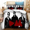 3D Print Depeche Mode Bedding Set Double Twin King Duvet Cover Comforter Pillowcase Boys Girls Adults Bedroom 1