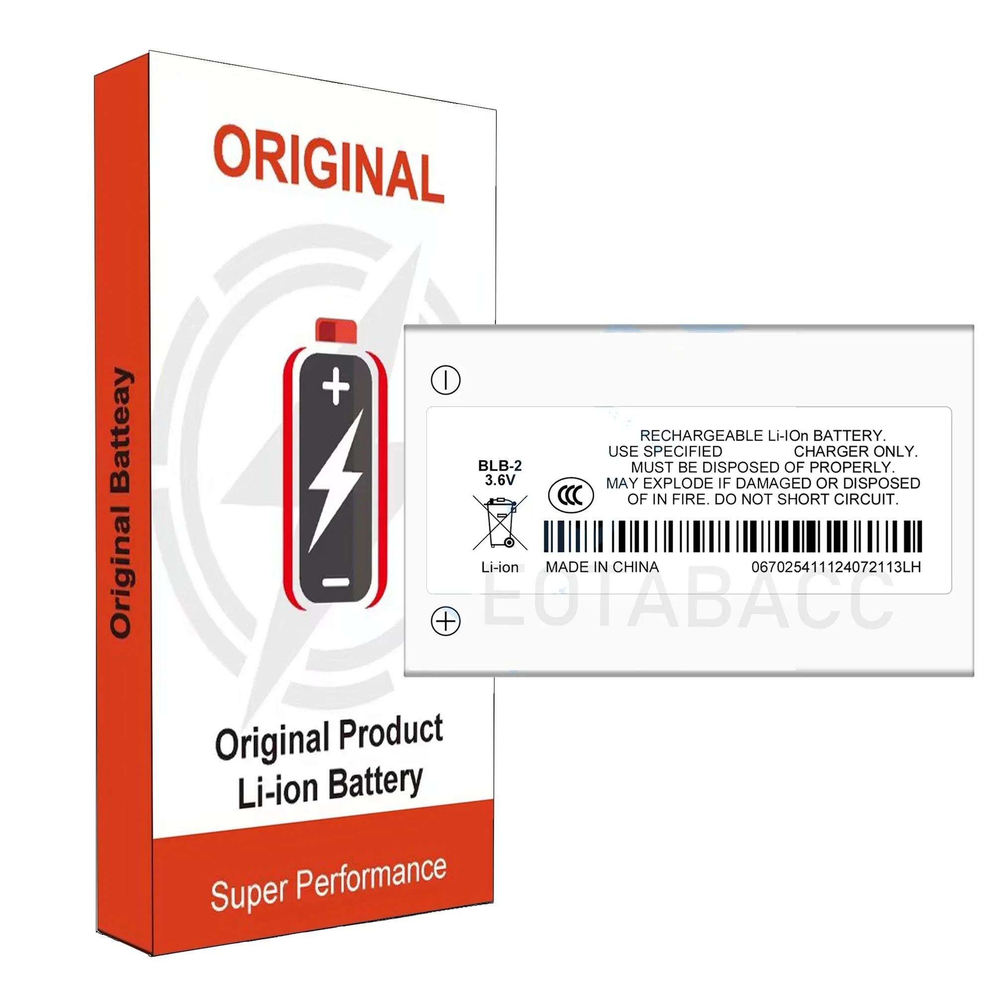 High-Capacity Rechargeable Battery Replacement