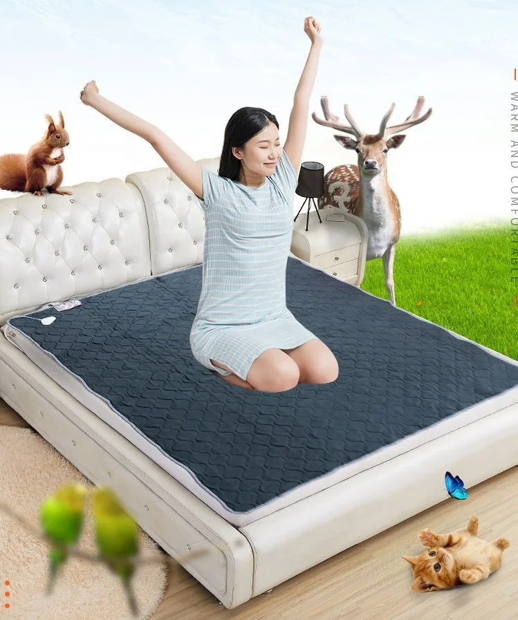 Heated Mattress Pad Electric Bed Warmer Twin Size Soft Fabric with Fast  Heating Overheat Protection Machine Washable u0026 Dry