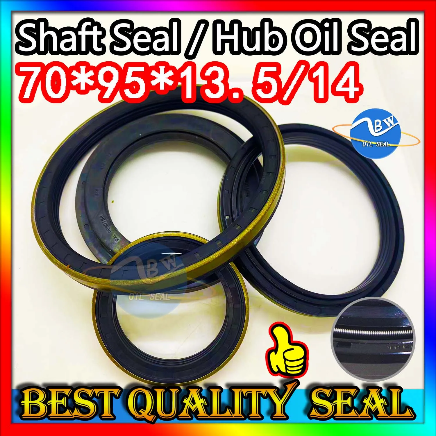 

Cassette Oil Seal 70*95*13.5/14 Hub Oil Sealing For Tractor Cat 70X95X13.5/14 Shaft Motor FKM Combined New Holland KASSETTE-2