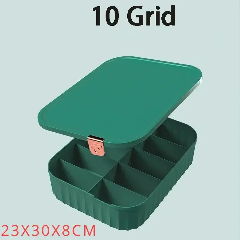 Solid Color Underwear Storage Box Closet Organizer Underwear Socks Drawer Clothes Finishing Box With Lid Wardrobe Organizer - Image 13
