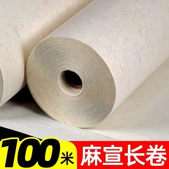 Rice paper hemp paper high-grade thickened long roll special price clearance practice creation special paper