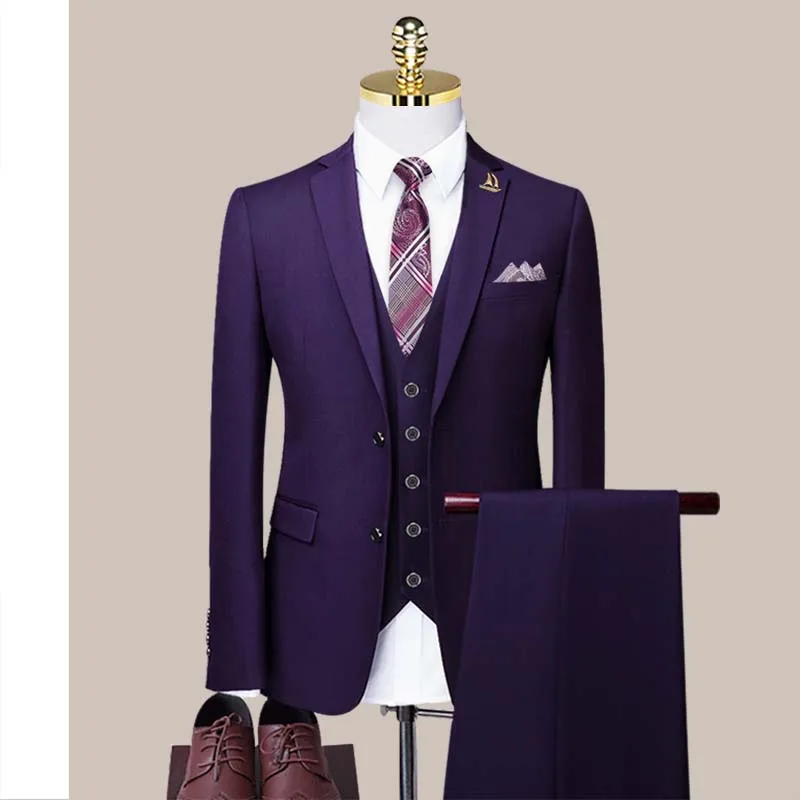 

Custom Made Groom Wedding Dress Blazer Pants Business High-end Classic Dress Trousers ZHA04-58999