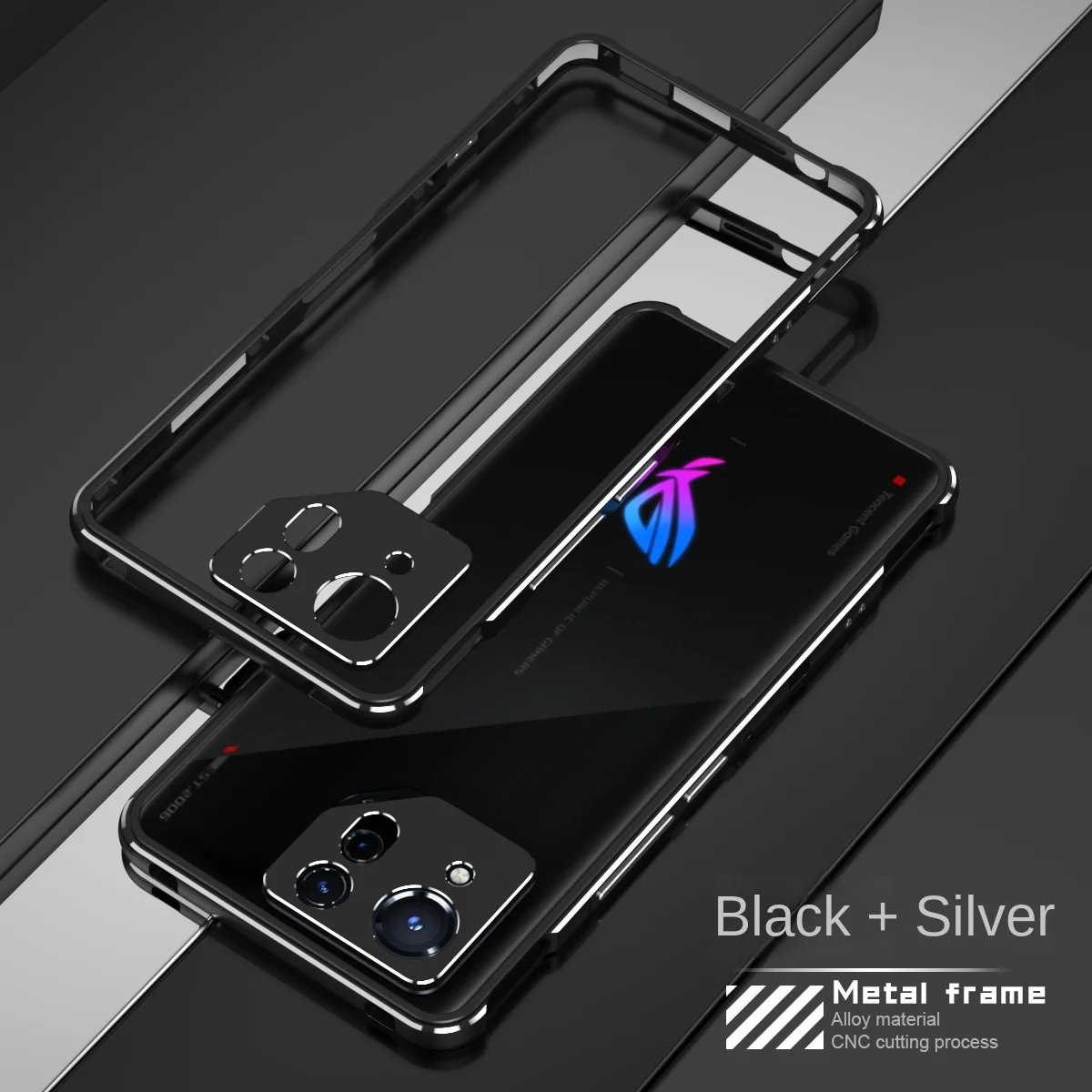 

Бампер для Asus ROG Phone 8, Rog8, AI2401, ультратонкая металлическая алюминиевая рамка, Противоударная задняя крышка для Asus ROG Phone 8, RogPhone8