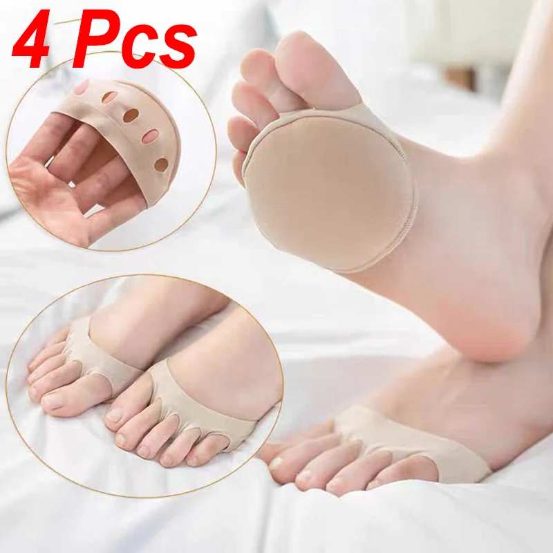 

Soft Insole Forefoot Forefoot Pads 4pcs Accesories Foot Heel Pads Anti Pain Antiwear Shoes Accesories Pad Half Insoles