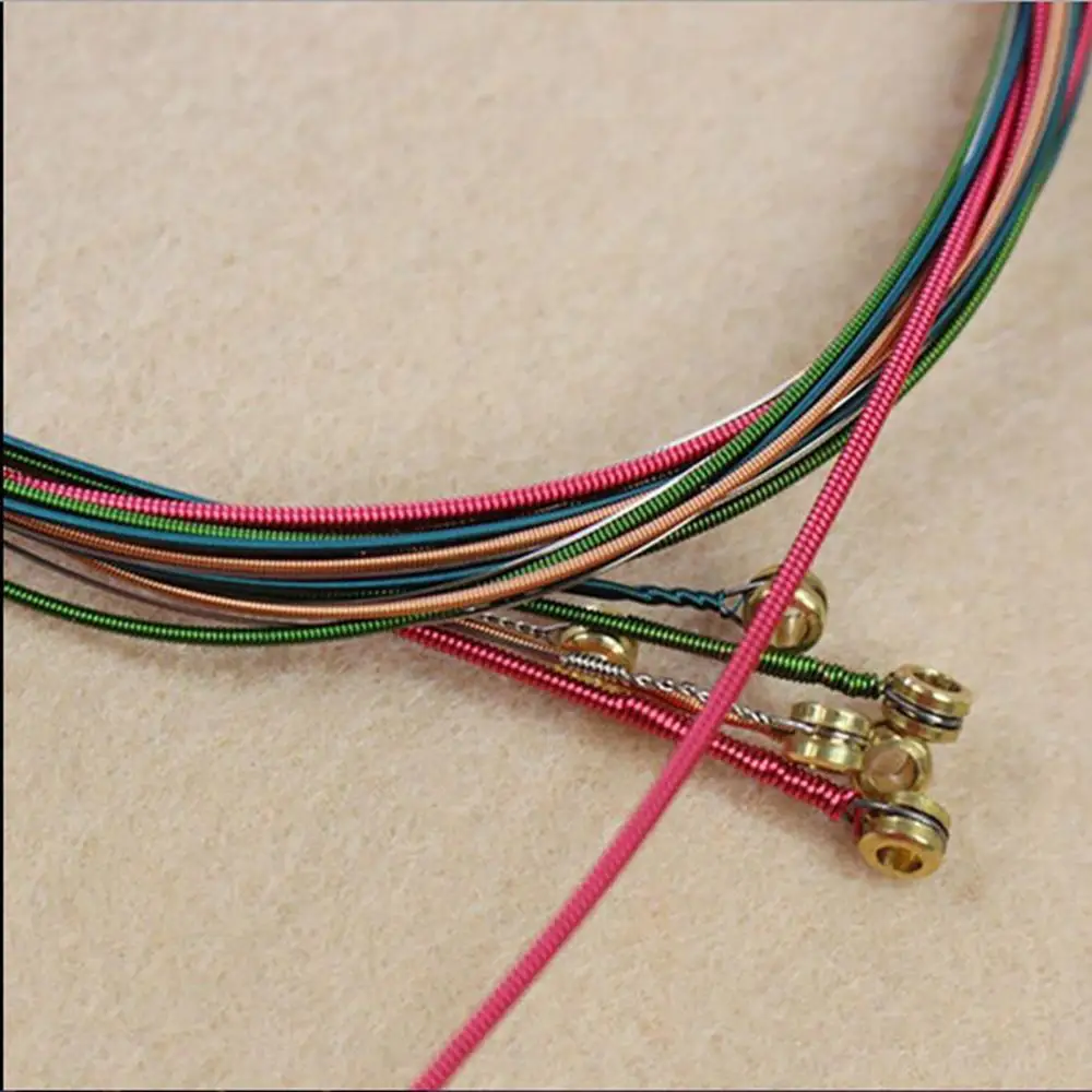 6pcs Acoustic Guitar Strings For Folk Guitar
