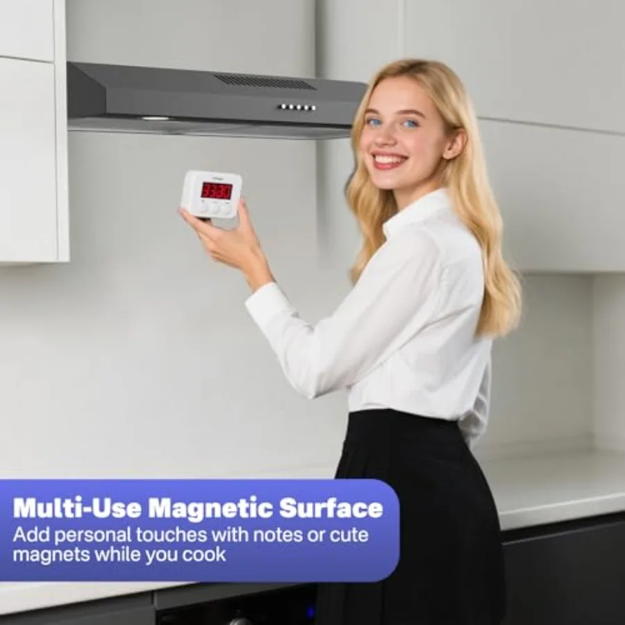 30 Inch Under Cabinet Range Hood for Kitchen Metal Exhaust Fan with Powerful Ventilation System Ideal for Compact Cooking Space