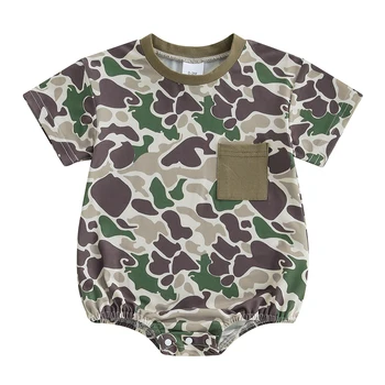 Baby Camouflage Summer Romper 1