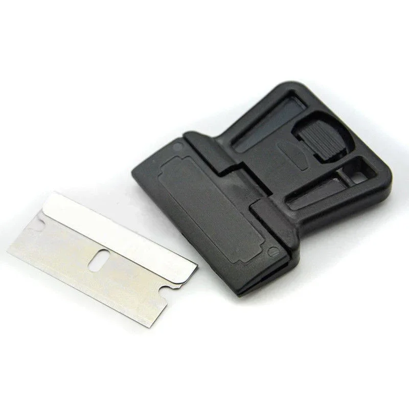 1*Scraper With Blade One-Sided Painting Scraper Holder Handle Standard Window Tinting Scraper Tool Remover Cleaner