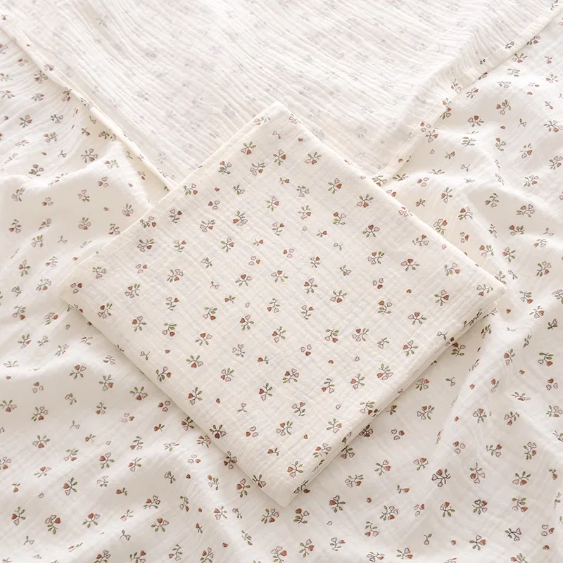 Soft Cotton Muslin Baby Blanket for Newborns - Lightweight Summer Bedding & Receiving Blanket