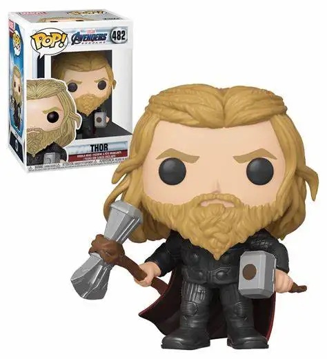 thumbnail image 4 of FUNKO POP Avengers 4 END WAR Thor 438# #482 01# 479# 286# 335# Figura de vinilo de 10 cm con cabeza de muñeco que se mueve, 4 of 5