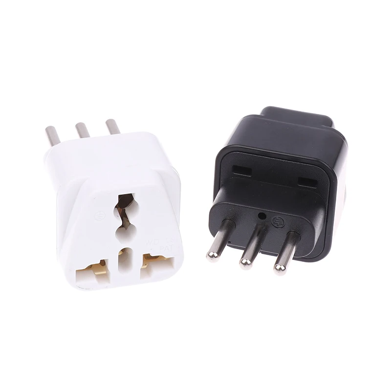 Universal Plug UK US EU AU To Italy Italian 3 Pin Travel Power Adapter Plug Socket Home Use Travel Essential Gadgets