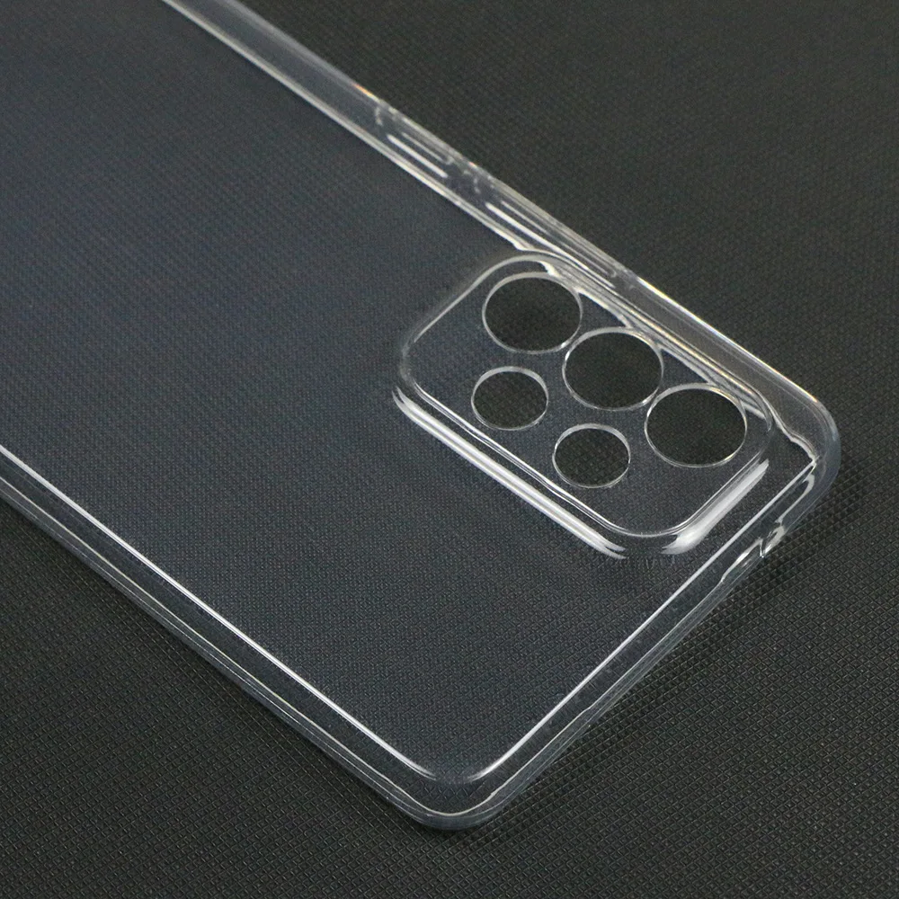 Transparent Silicone Soft Phone Case - Durable and Sleek Design