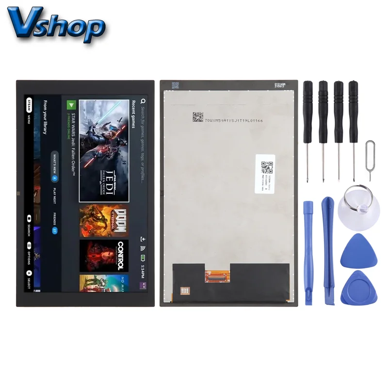 スチームデックLCD For Steam Deck LCD Screen with Digitizer Full Assembly