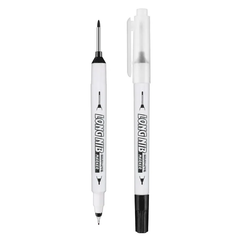 3Pcs 20mm Deep Hole Long Nib Head Markers For Metal Perforating Woodworking Decoration Deep Hole Ceramic Reach Marker Pens multifunction pen