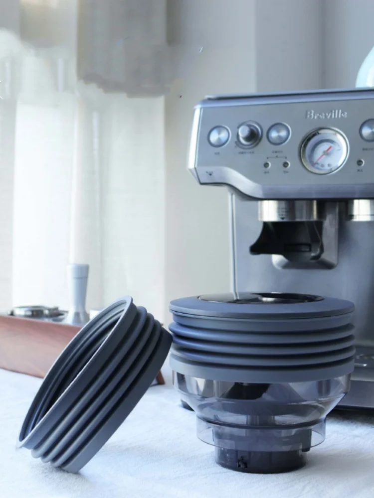 Volume Compresso Del Caffè Per Breville Dose Hopper Macchina Da Caffè Silo Di Fagioli Rotolo Di Compressione Dosaggio Del Caffè Con Soffietto In Silic