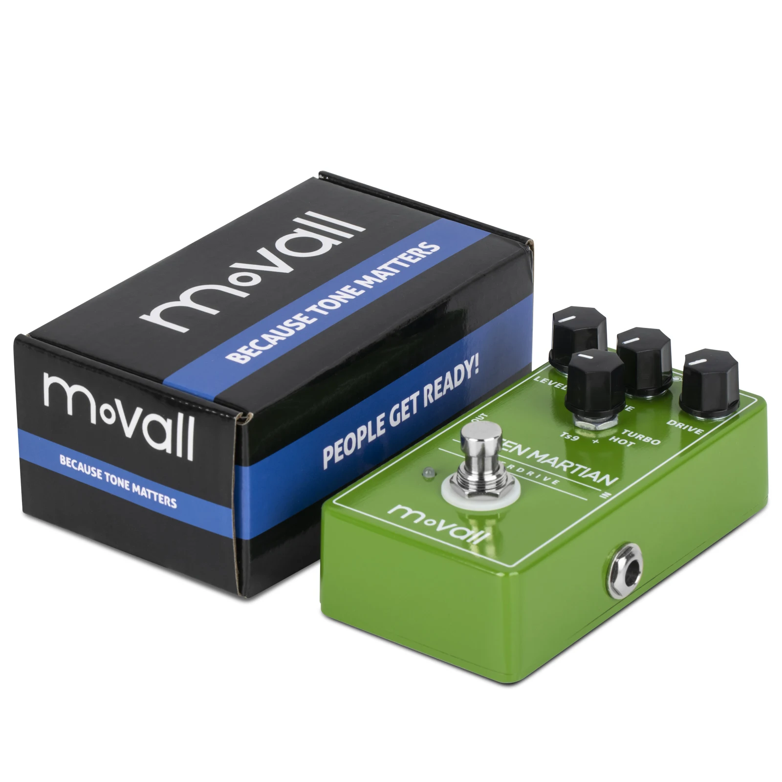 Movall MP105 Green Martian Overdrive Guitar Effect Pedal