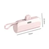 10W Mini 5000mAh Power Bank Built in Cable External Battery Pack Thin and Light Portable Charging For Type-C iPhone Cell Phone 6
