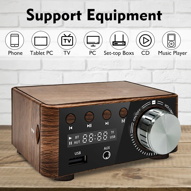 50W+50W Infineon MA12070 Bluetooth 5.0 Digital Audio Power Amp Class D
