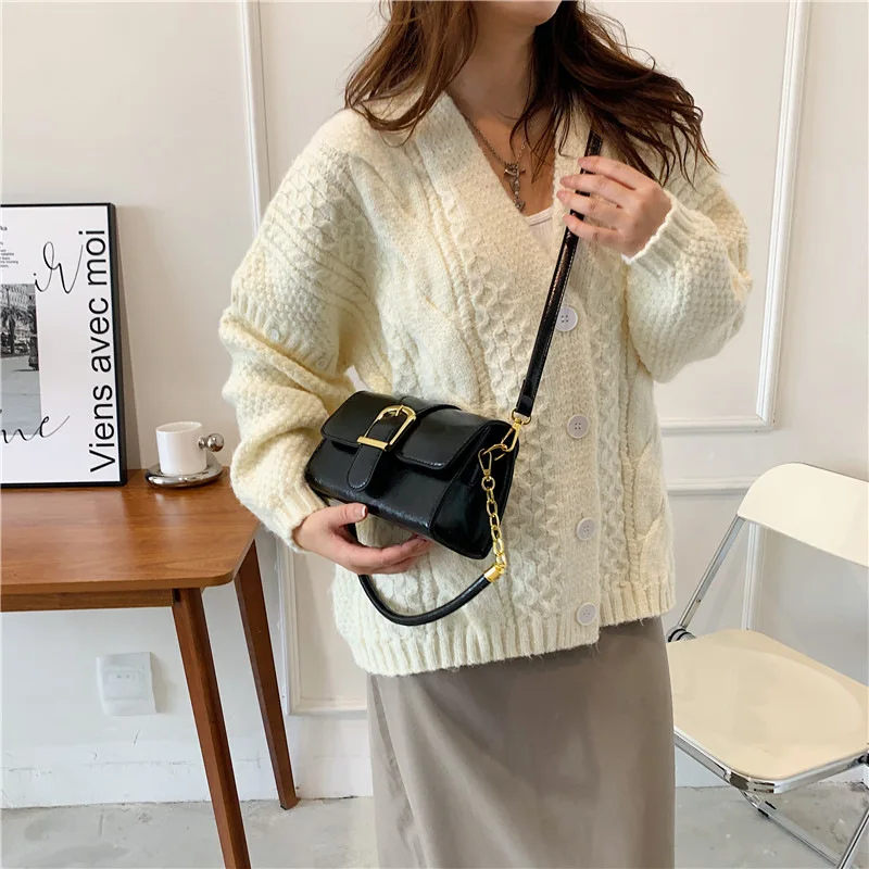 Women's 2024 New Fashion All-Match Small Square High-Grade Shoulder Messenger Bag