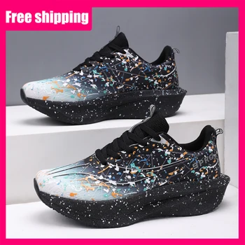 Couple Sports Shoes Classic Breathable Casual Comfortable Outdoor Running Shoes Soft Elastic Professional Sports Training Shoes