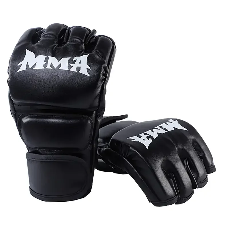 (1 Pair) Martial Arts Gloves, Taekwondo Gloves Open Palm, Boxing Gloves Suitable for Sandbag, Chaperone, Muay Thai, Sparring