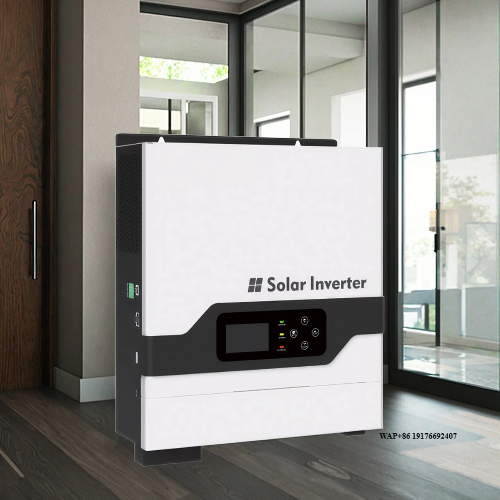 MUST 다기능 고급 올인원 3000W LCD 디스플레이 하이브리드 태양광 인버터 가정용 백업용