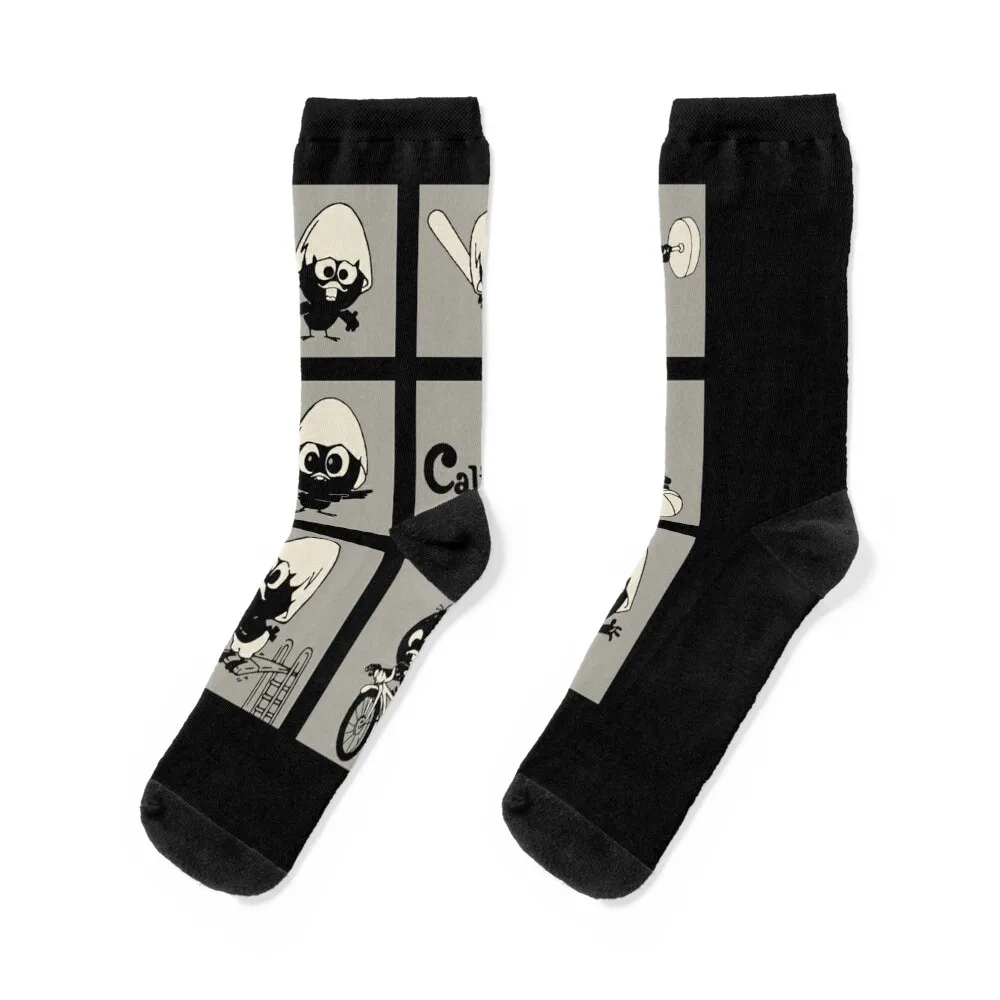 

Calimero Socks funny gift man tennis Luxury Woman Socks Men's