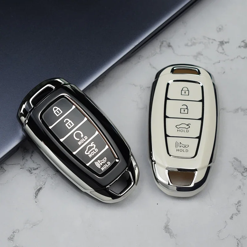 3/4/5 Buttons Car Key Case Cover Keychain for Hyundai I30 Ix35 KONA Encino Solaris Azera Grandeur Ig Accent Santa Fe Palisade 3/4/5 Buttons Car Key Case Cover Keychain for Hyundai I30 Ix35 KONA Encino Solaris Azera Grandeur Ig Accent Santa Fe Palisade