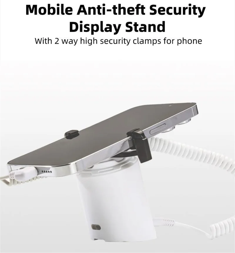 Phone Anti Theft Supply Smartphone Security Display Device in Retail Store Showroom Cell Phone Anti Theft Charging Stand