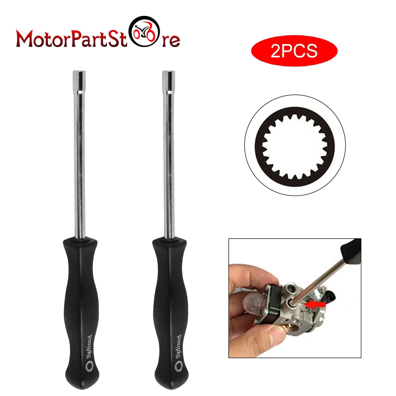 21 teeth splined carburetor adjustment tool screwdriver for lawn mower etc carburetor repair tool