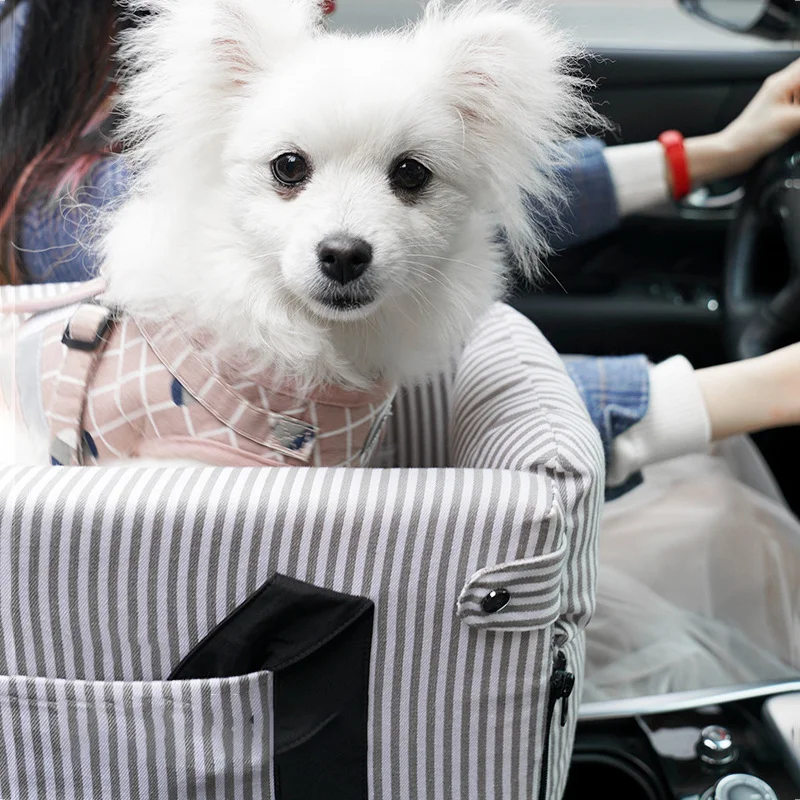 Asiento De Coche Para Mascotas Xijobido - Impermeable, Plegable, 33x40x45 Cm