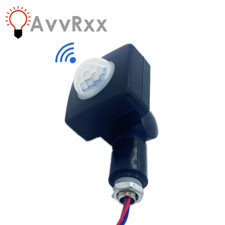 

AvvRxx Human Body Infrared Pyroelectric Infrared PIR Motion Sensor Detector Module Sensing Distance Light Intensity Sensor