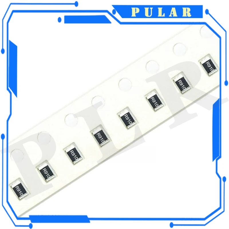 SMD Resistor 0402 0603 0805 1206 1210 1K 1K2 1K5 1K8 2K 2K2 2K4 2K7 3K 3K3 3K9 4K3 4K7 5K1 5K6 6K2 6K8 7K5 8K2 9K1 10K 100PCS