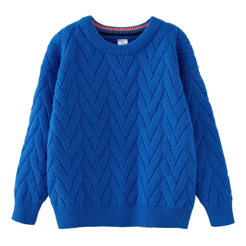 남아 겨울 두꺼운 스웨터, 어린이 풀오버, 따뜻한 어린이 옷, 니트 착용