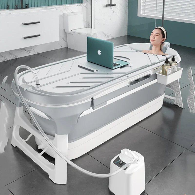 

Folding Inflatable Portable Bathtubs Showers Children Portable Bathtubs Steam Generator Sauna Portatil Home Merchandises XY50PB