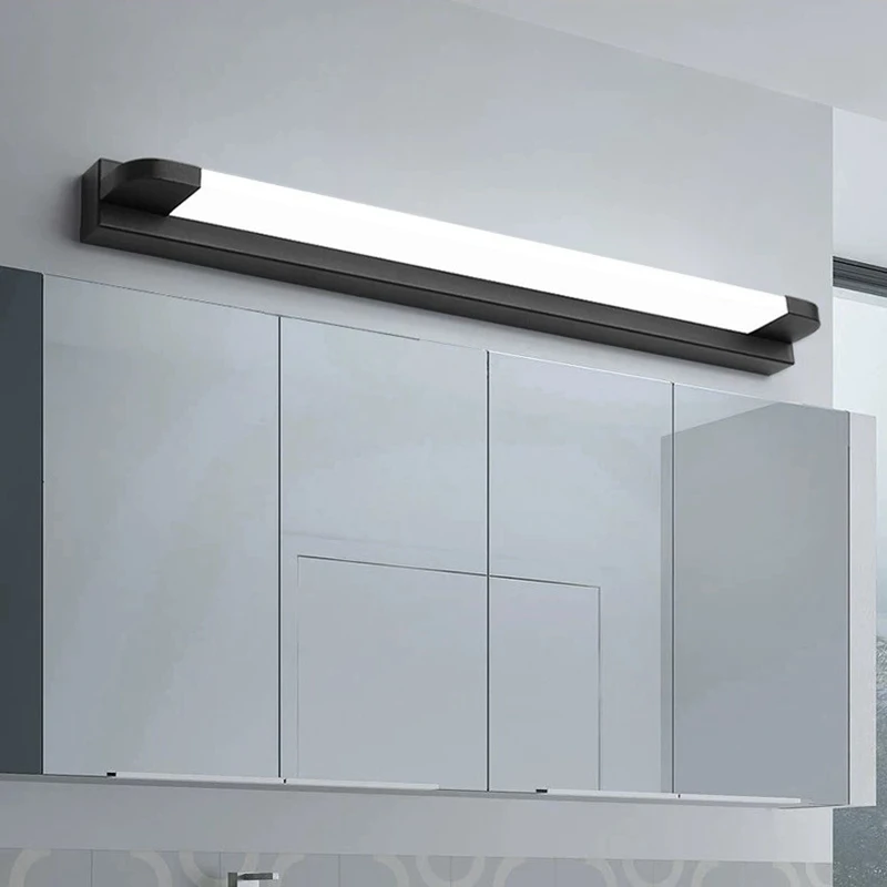 Led mirror light Modern Wall Light bathroom lamp waterproof Cosmetic Wall Light Black white mirror lamp 9W 12W 16W 20W 24W